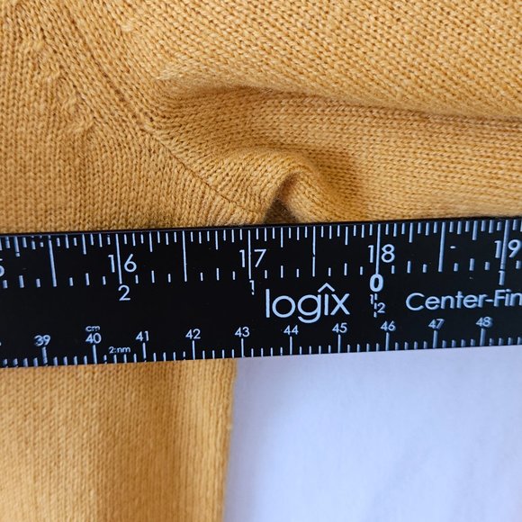 Everlane Women's Crew Neck Sweater - Mustard Yellow - Picture 6 of 8